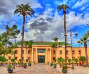 City hall of Marrakesh in the Municipal Palace, Morocco